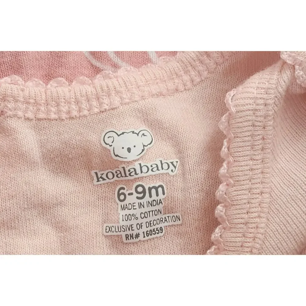 Mixed Brand Name Bundle of Baby Girl Outfits 5 Pieces 6-9 Month